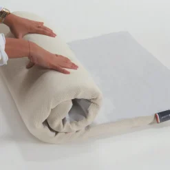 New Matelas de voyage en coton bio écru Organic Coton (60 x 120 cm) Enfant Matelas De Voyage