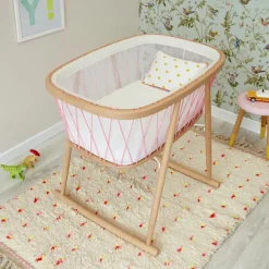 Hot Matelas en mousse pour berceau Kumi (68 x 40 cm) Enfant Matelas Berceau / Couffin