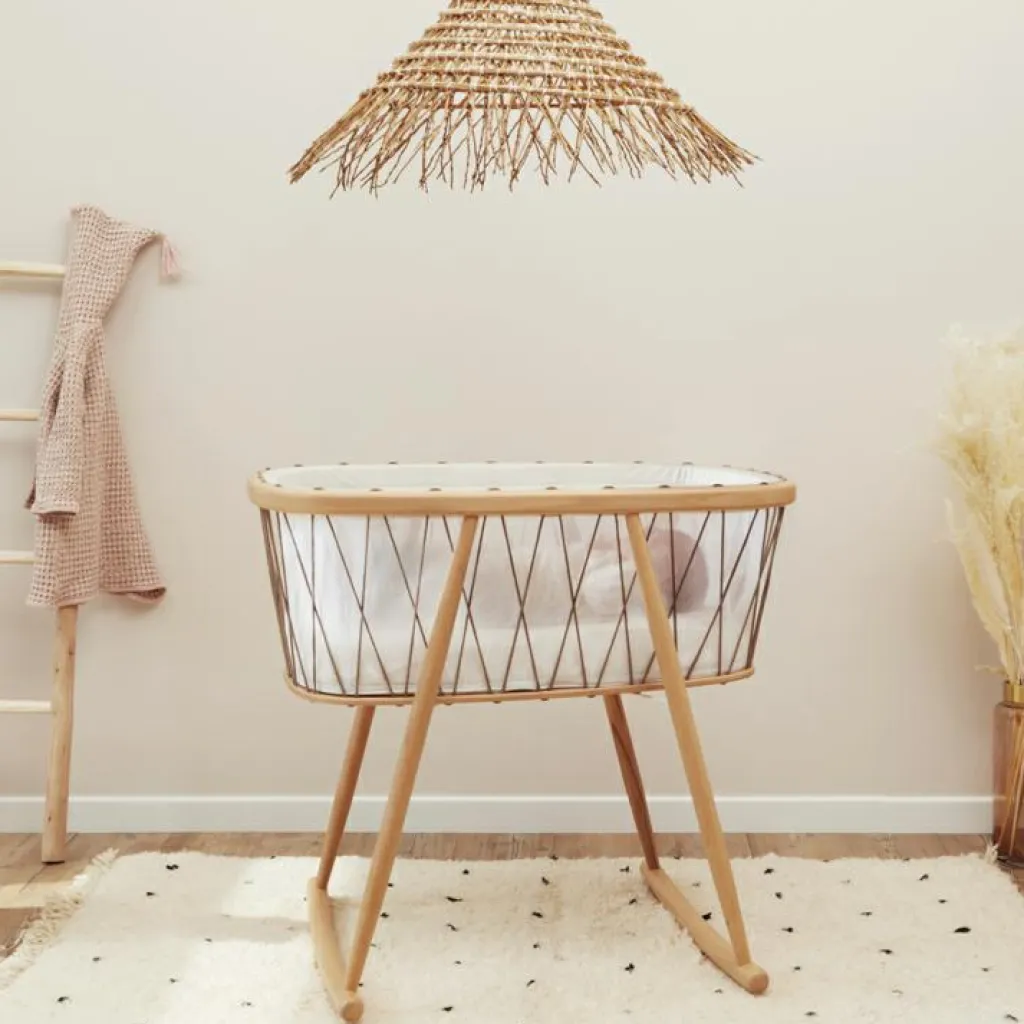 Hot Matelas en mousse pour berceau Kumi (68 x 40 cm) Enfant Matelas Berceau / Couffin