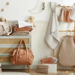 Hot Maxi couverture bébé en coton gaufré nuage (75 x 120 cm) Enfant Couverture Bébé Et Enfant