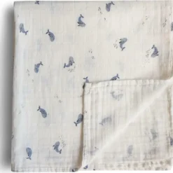 Best Maxi lange en coton bio Baleine (120 x 120 cm) Lange