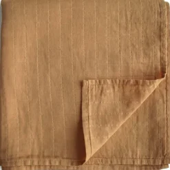 Mushie Maxi lange en coton bio Fall yellow (120 x 120 cm)