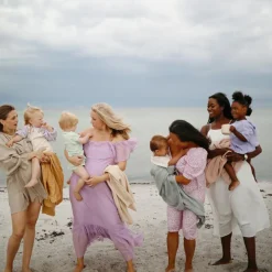 Mushie Maxi lange en coton bio Fall yellow (120 x 120 cm)