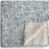 Maxi lange en coton Blue Flowers (120 x 120 cm) Lange