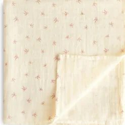 Outlet Maxi lange en coton Bows (120 x 120 cm) Lange