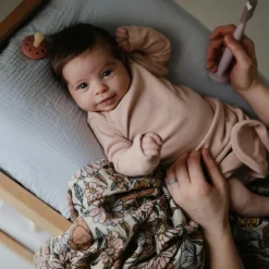 Best Maxi lange en coton Retro Flowers (120 x 120 cm) Lange