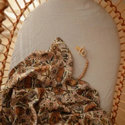 Best Maxi lange en coton Retro Flowers (120 x 120 cm) Lange