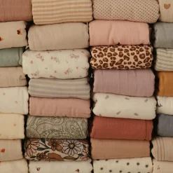 Best Maxi lange en coton Retro Flowers (120 x 120 cm) Lange