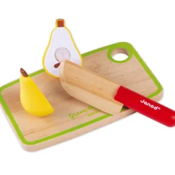 Discount Maxi set de fruits et légumes en bois à découper Dînette Et Aliments Factices