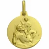Sale Médaille ronde Saint Christophe 18 mm (or jaune 750°) Médaille Religieuse