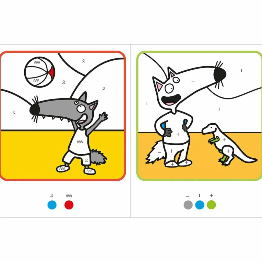 Mes coloriages magiques P'tit Loup - Tracés et formes Dessin Et Peinture