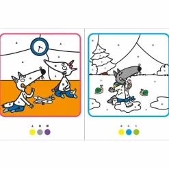 Mes coloriages magiques P'tit Loup - Tracés et formes Dessin Et Peinture