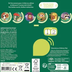 Auzou Editions Mes premiers sonores Mes comptines de la forêt