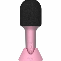 Clearance Microphone Bluethooth avec haut-parleur intégré Glitter rose Micro Karaoké