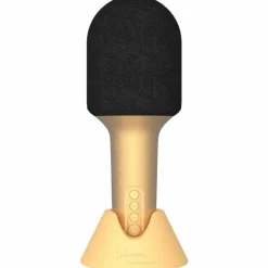 Hot Microphone Bluethooth avec haut-parleur intégré Glitter or Micro Karaoké