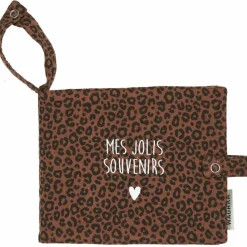 Hot Mini album photo Gaze Léopard Marron (personnalisable) Album Photo Tissu