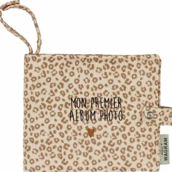 Online Mini album photo Gaze Léopard (personnalisable) Album Photo Tissu