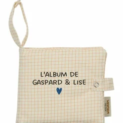 Atelier Wagram Mini album photo Gaze Petits Carreaux (personnalisable)