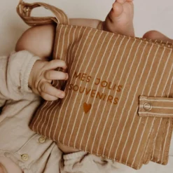 Atelier Wagram Mini album photo Rayures Fines (personnalisable)