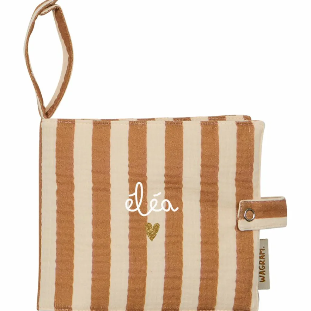 Sale Mini album photo Rayures Larges (personnalisable) Album Photo Tissu