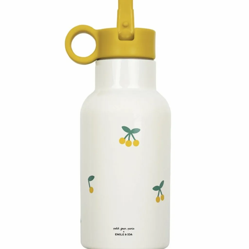Enfant Petit Jour Paris Mini gourde isotherme cerise Emile et Ida (350 ml)