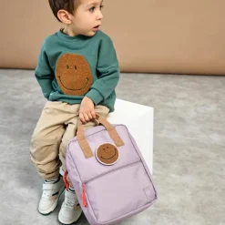 Lässig Mini Sac à dos carré Little Gang Mauve
