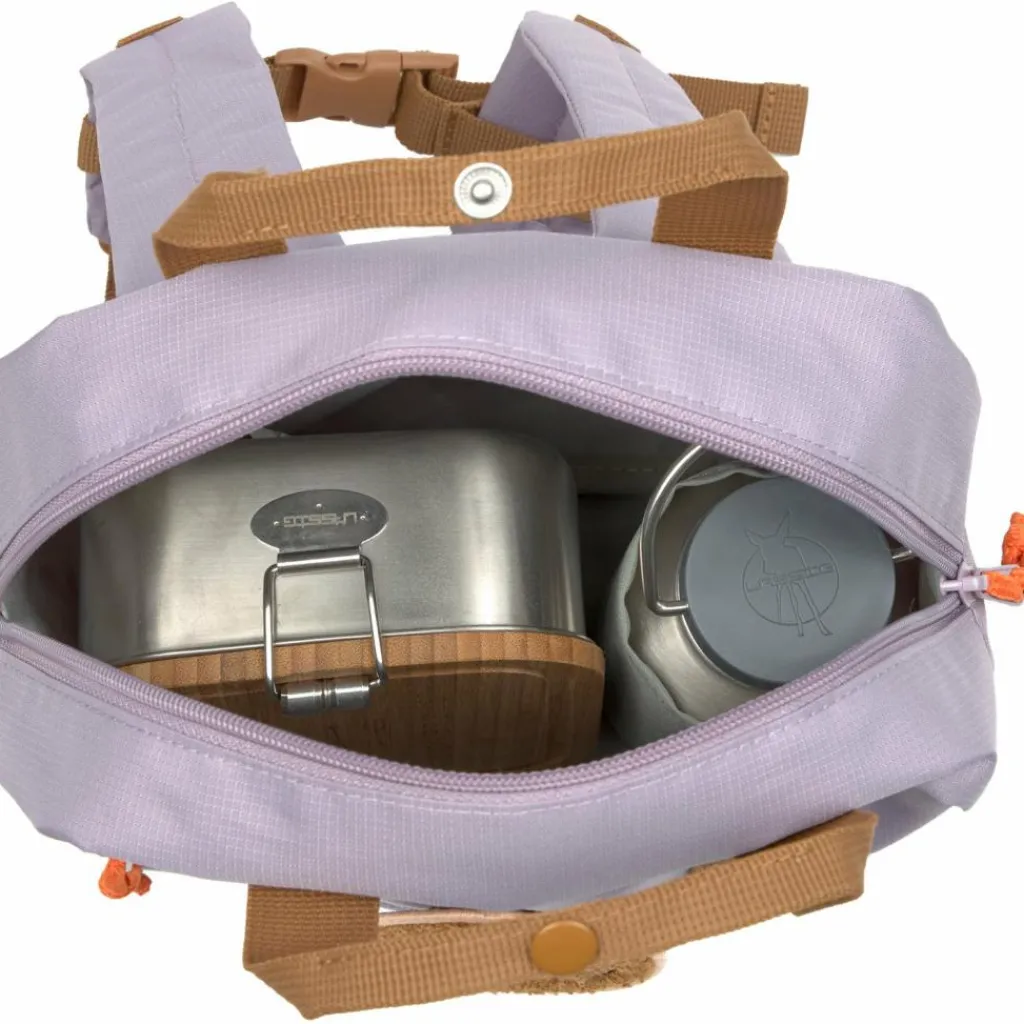 Lässig Mini Sac à dos carré Little Gang Mauve