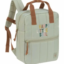 Online Mini sac à dos carré Little Gang khaki clair Sac À Dos Bébé