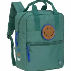 Discount Mini Sac à dos carré Little Gang Vert foncé Sac À Dos Bébé