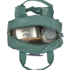 Discount Mini Sac à dos carré Little Gang Vert foncé Sac À Dos Bébé