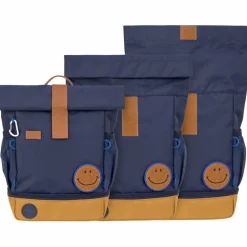 Discount Mini sac à dos Rolltop Little Gang Bleu marine Sac À Dos Bébé