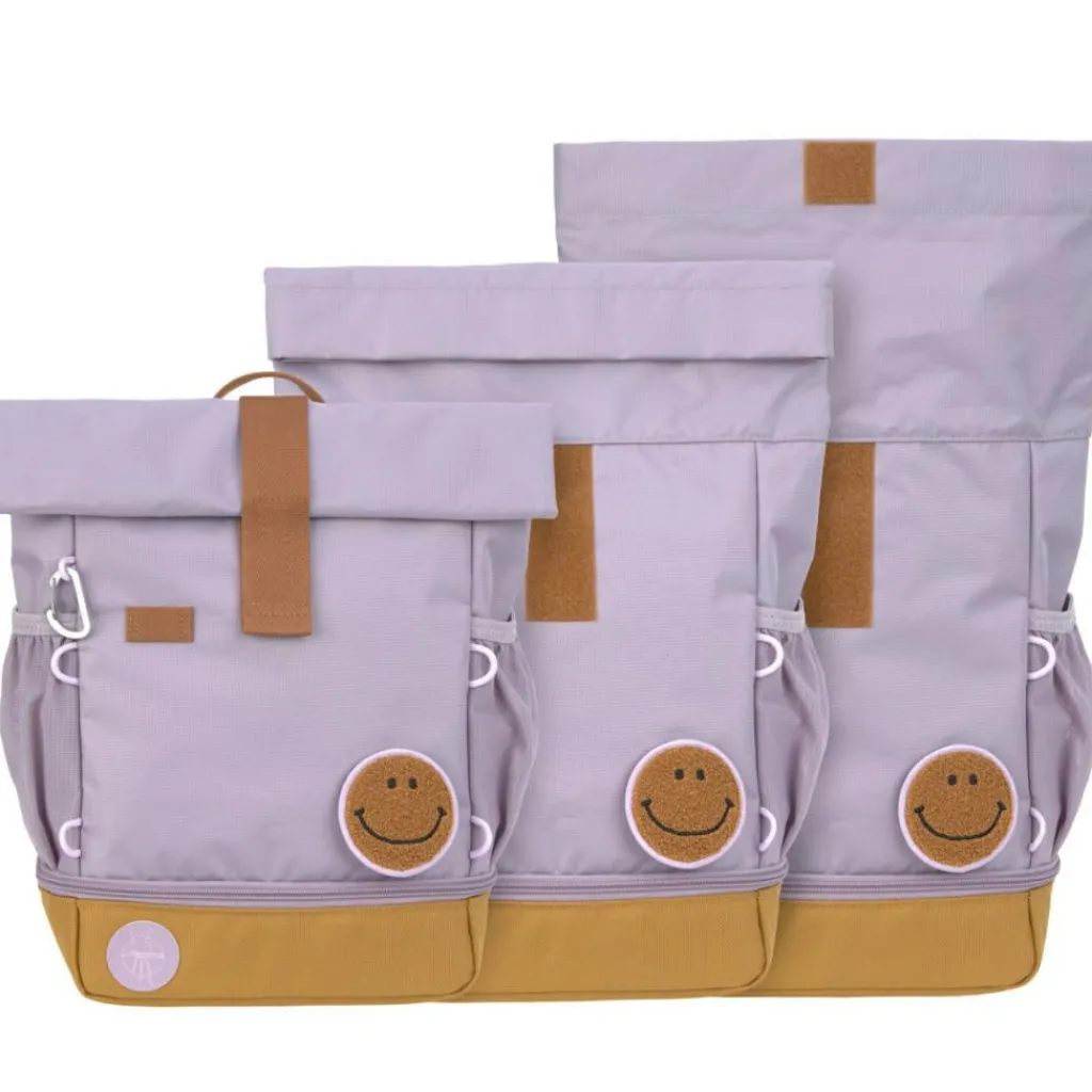 Lässig Mini sac à dos Rolltop Little Gang Mauve