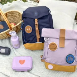 Lässig Mini sac à dos Rolltop Little Gang Mauve