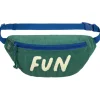 Clearance Mini sac banane Little Gang velours Fun vert Enfant Sac Banane Enfant