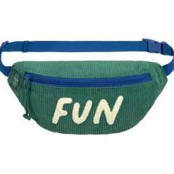 Clearance Mini sac banane Little Gang velours Fun vert Enfant Sac Banane Enfant