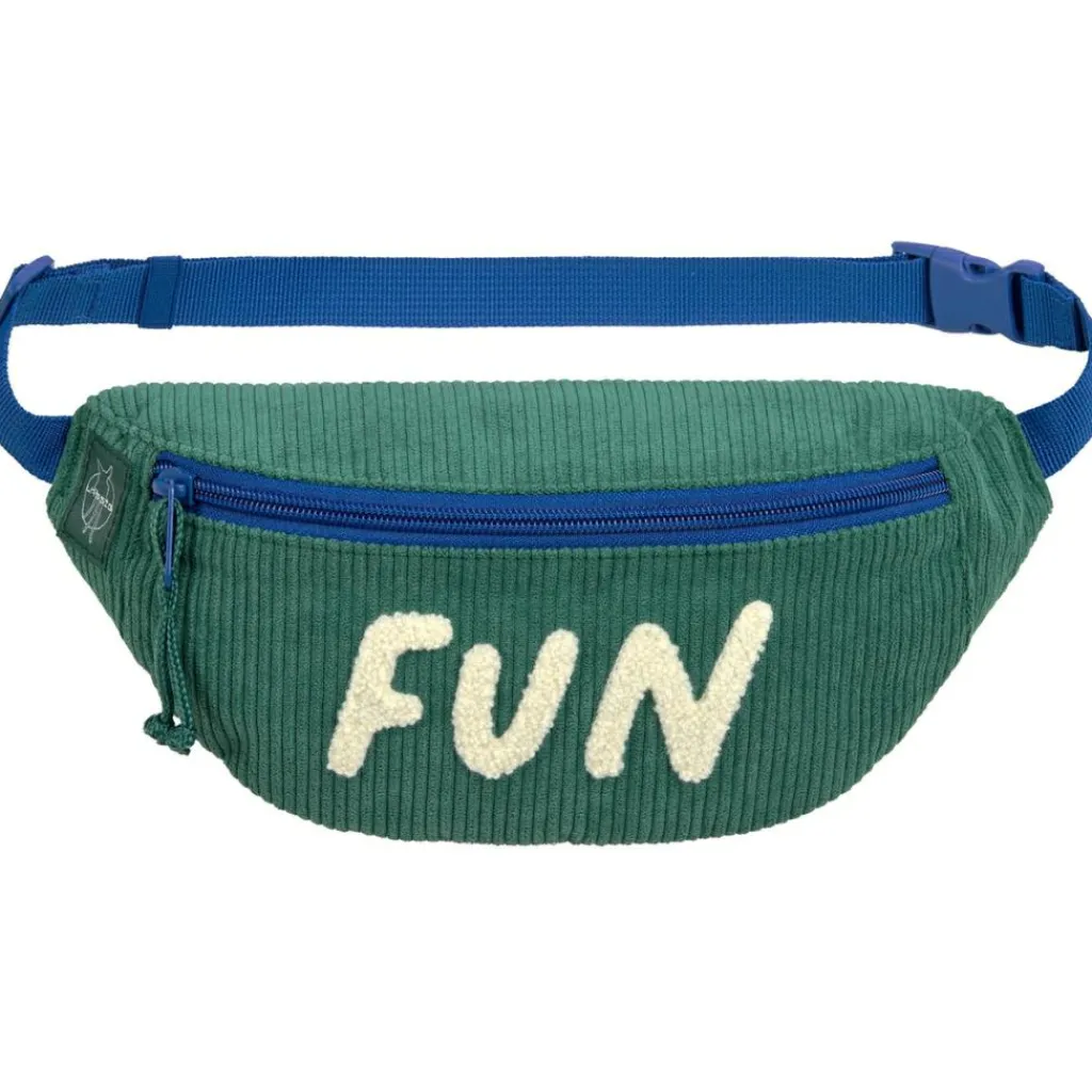Clearance Mini sac banane Little Gang velours Fun vert Enfant Sac Banane Enfant