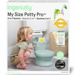 Ingenuity Mini toilette avec réducteur Vert
