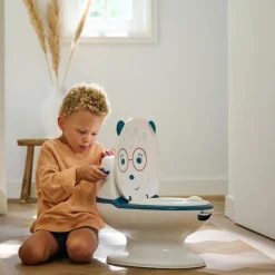 Sale Mini toilette d'apprentissage Bleu Pot Bébé