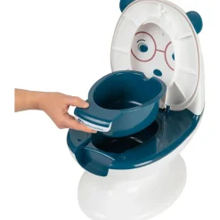 Sale Mini toilette d'apprentissage Bleu Pot Bébé