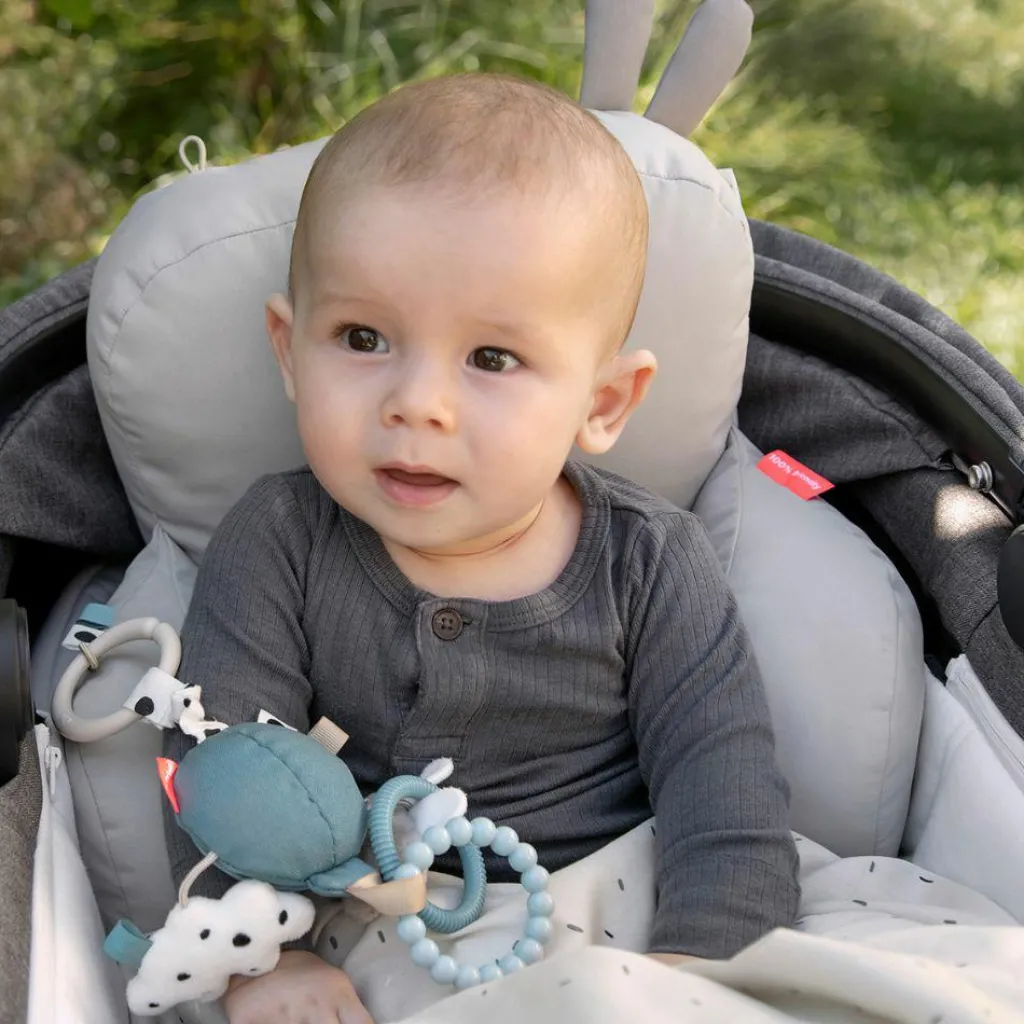 Done by Deer Miroir d'activité To go Happy clouds bleu