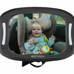 Outlet Miroir de surveillance avec lumière LED XXL Ezi Mirror Led Rétroviseur Bébé