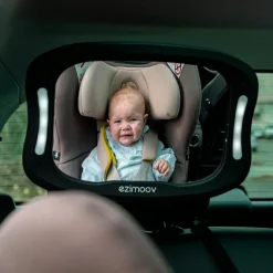 Outlet Miroir de surveillance avec lumière LED XXL Ezi Mirror Led Rétroviseur Bébé