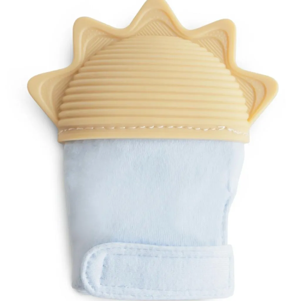 Mushie Mitaine de dentition Sunshine-Baby Blue