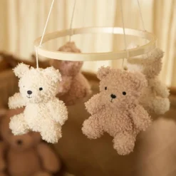Jollein Mobile bébé Teddy Bear Wild Rose-Naturel