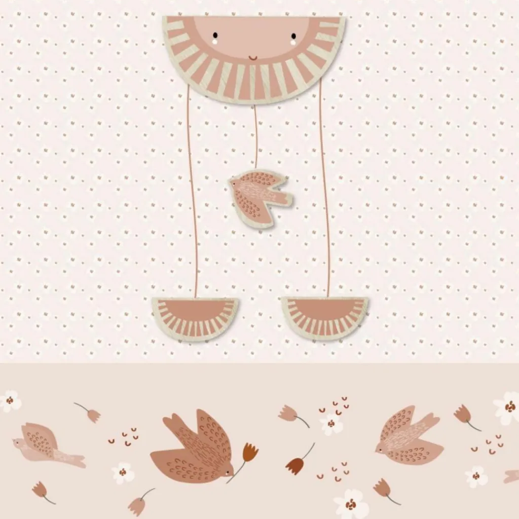 New Mobile décoratif en bois Paloma Mobile Bébé