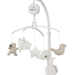 Baby's Only Mobile musical animaux beige