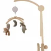 Noukie's Mobile musical avec bras en bois Orso et Fluffy