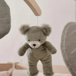 Noukie's Mobile musical avec bras en bois Orso et Fluffy