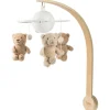 FLOW Mobile pour bébé en bois Lou l'ours