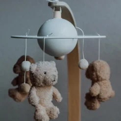 FLOW Mobile pour bébé en bois Lou l'ours